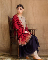 URGE CASUAL WEAR DHANAK EMBROIDERED 3 PIECE