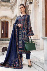 MARIA B WINTER WEAR 3 PIECE FABRIC DHANAK WOOL