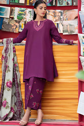 URGE CASUAL WEAR DHANAK EMBROIDERED 3 PIECE