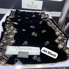 VELVET EMBROIDERED WOOL SHAWL