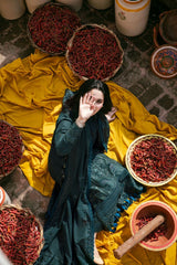 COCO BY ZARA SHAHAJHAN 3PIECE FABRIC AIRJET DHANAK WOOL