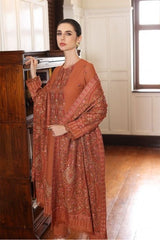 ROYAL BAREEZE 3 PIECE FABRIC DHANAK WOOL