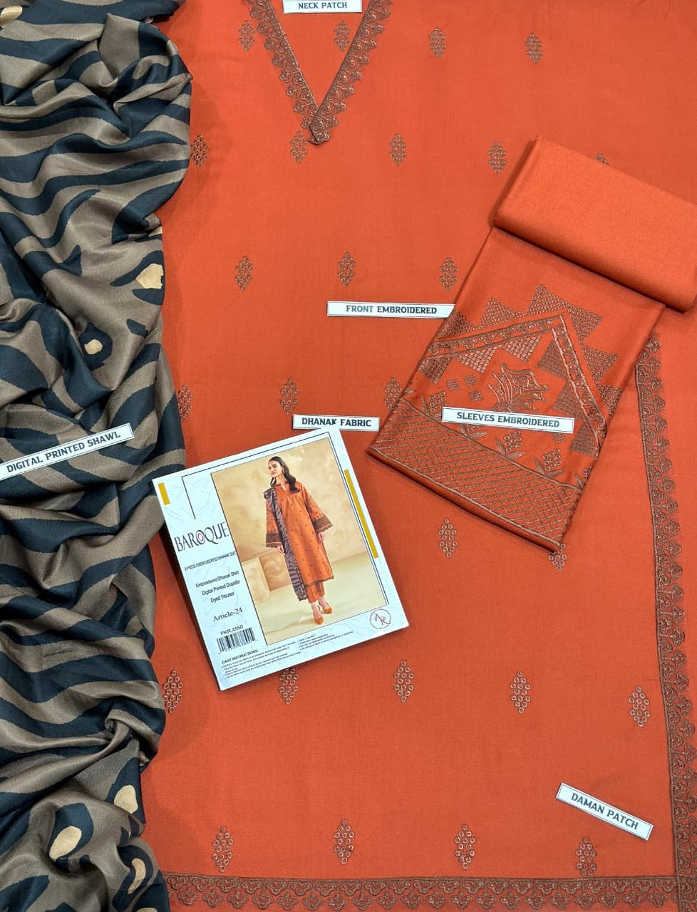 ASLINE AND URGE HIT 3PC WINTER WEAR DHANAK