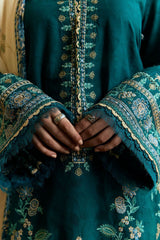 COCO BY ZARA SHAHJHAN 3 PIECE FABRIC DHANAK WOOL