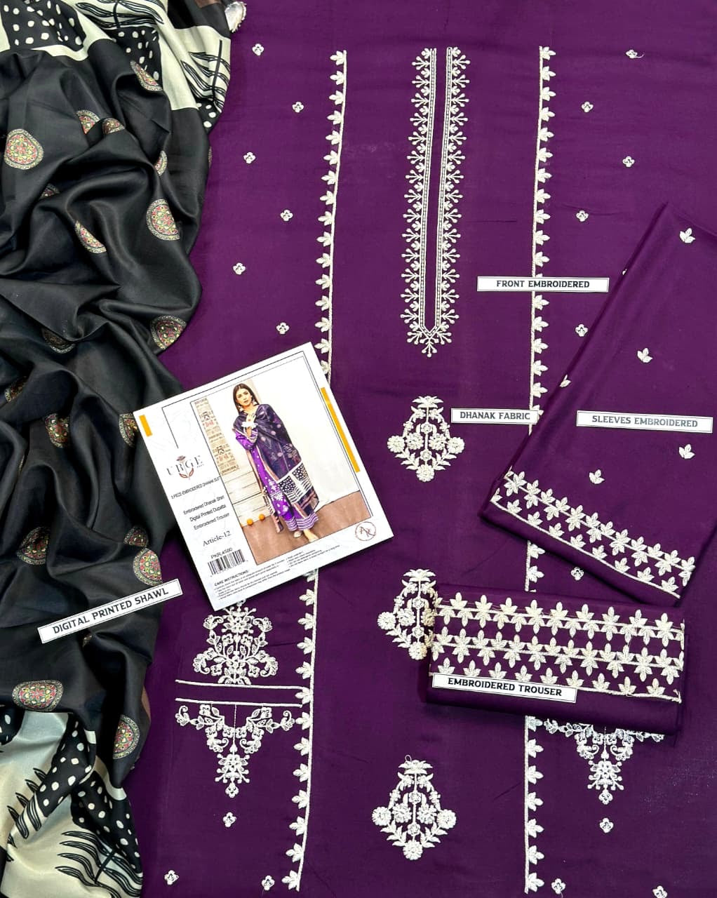 ASLINE AND URGE HIT 3PC WINTER WEAR DHANAK