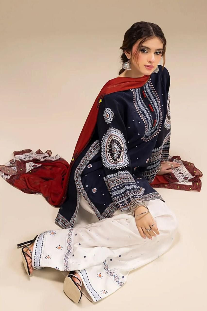 BAROQUE 3 PIECE FABRIC AIRJET DHANAK WOOL