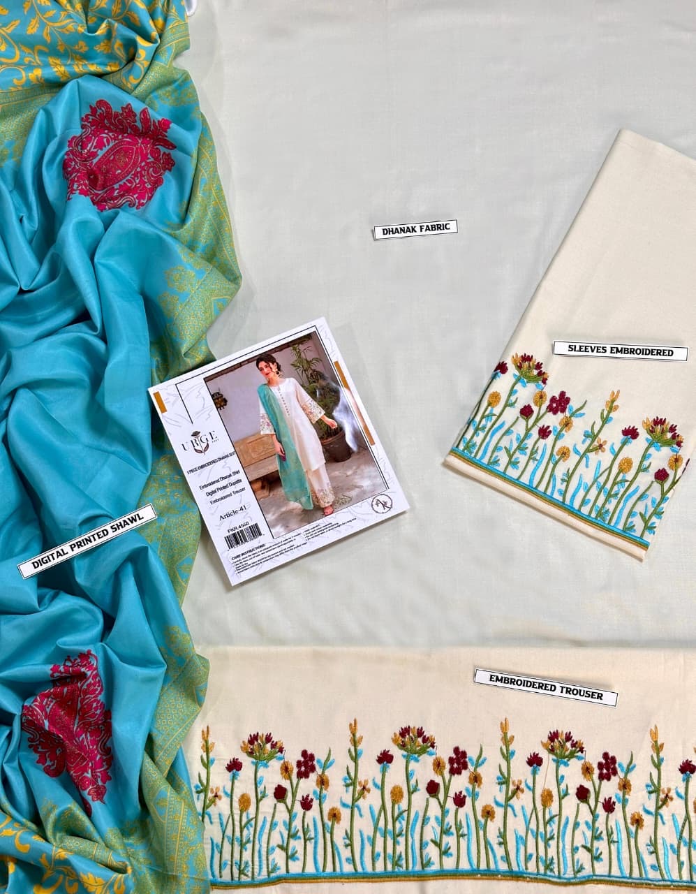 ASLINE AND URGE HIT 3PC WINTER WEAR DHANAK