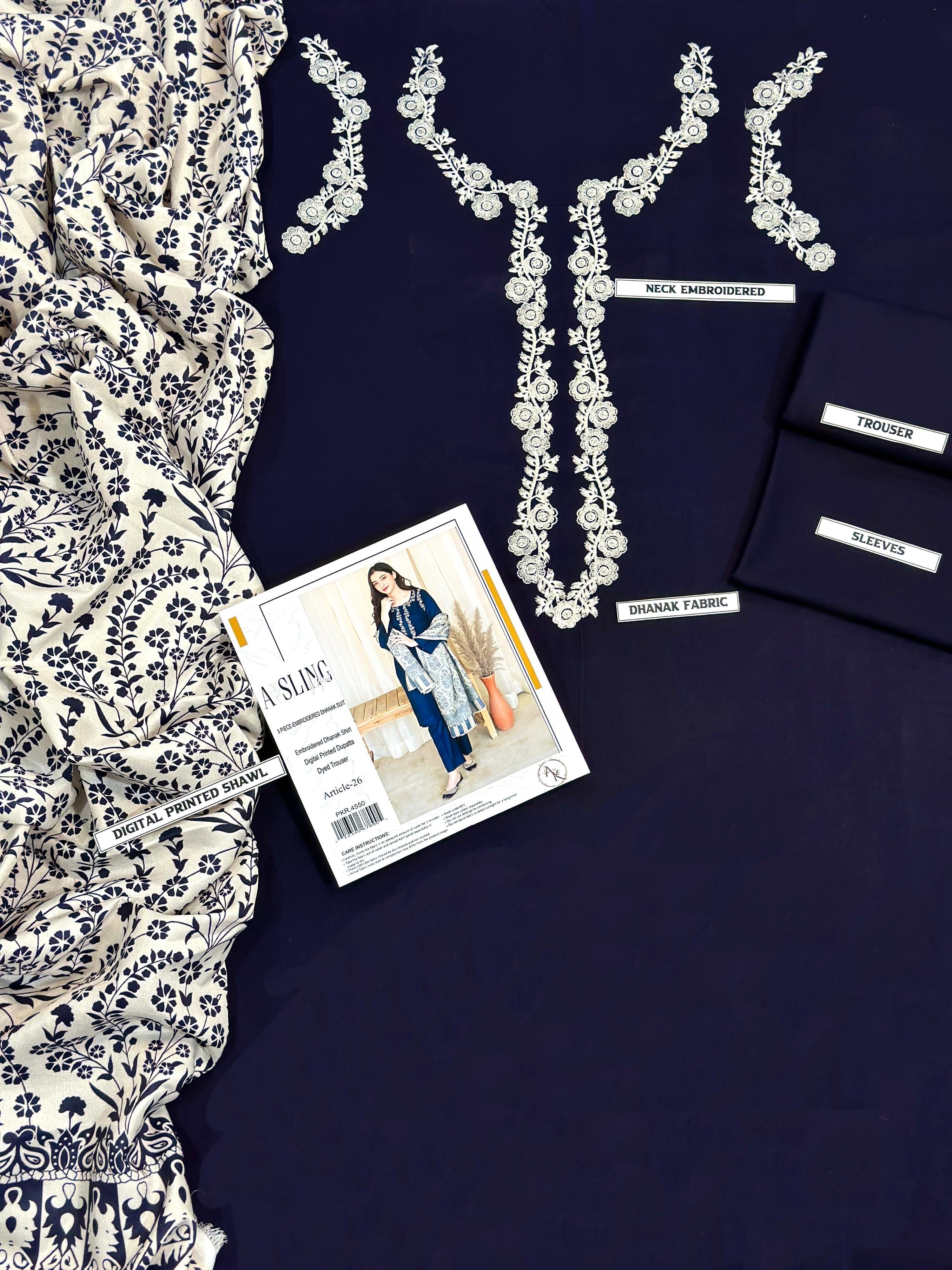 ASLINE AND URGE HIT 3PC WINTER WEAR DHANAK