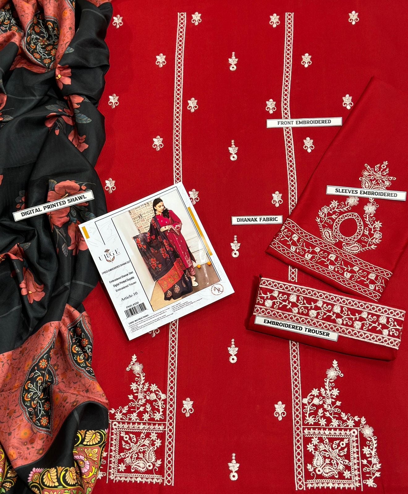 ASLINE AND URGE HIT 3PC WINTER WEAR DHANAK