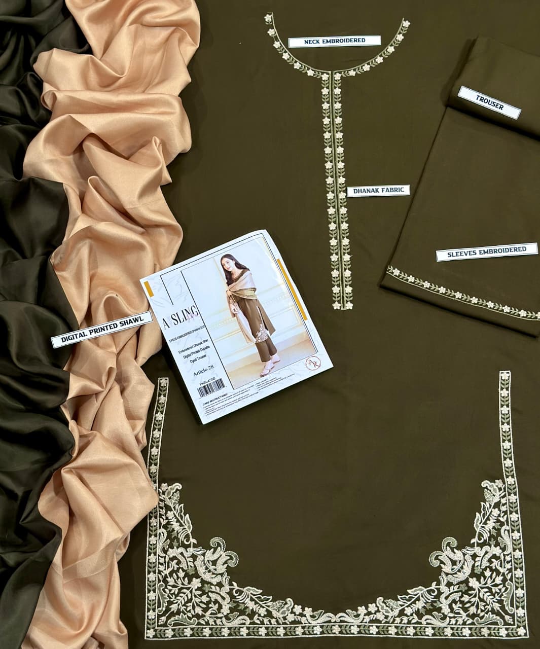 ASLINE AND URGE HIT 3PC WINTER WEAR DHANAK