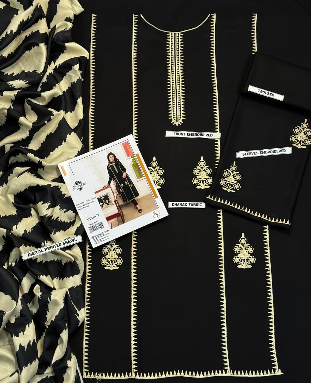 ASLINE AND URGE HIT 3PC WINTER WEAR DHANAK