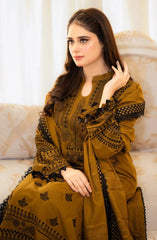 NAKOOSH MOST HIT EMBROIDERED DHANAK WOOL 3PC