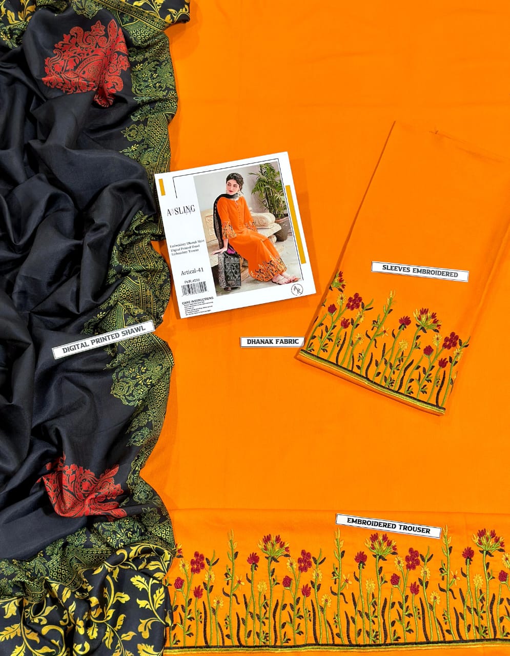 ASLINE AND URGE HIT 3PC WINTER WEAR DHANAK