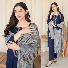 ASLINE CASUAL WEAR EMBROIDERED 3 PIECE