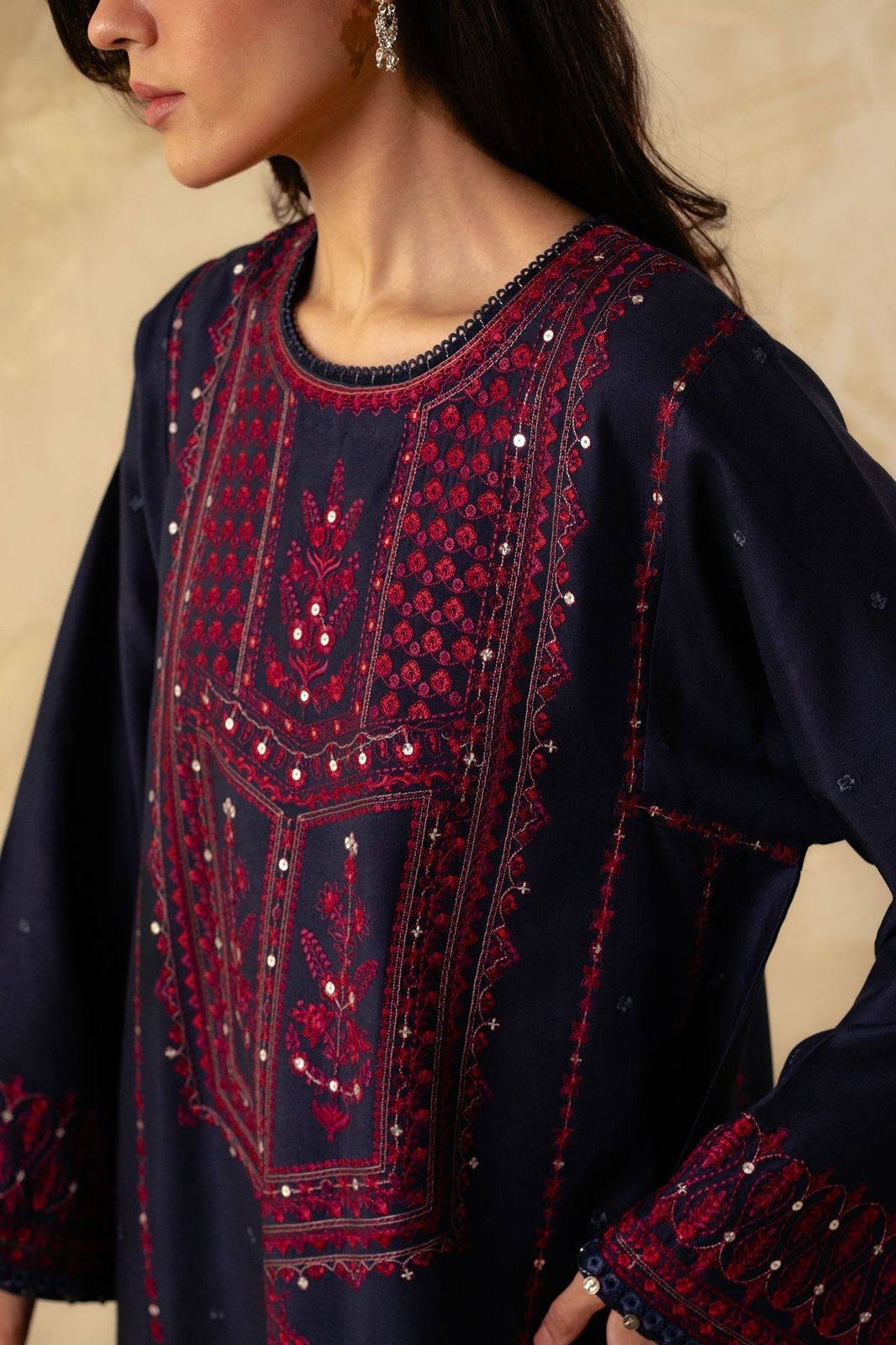 COCO BY ZARA SHAH JHAN PREMIUM QUALITY DHANAK WOOL 3 PIECE
