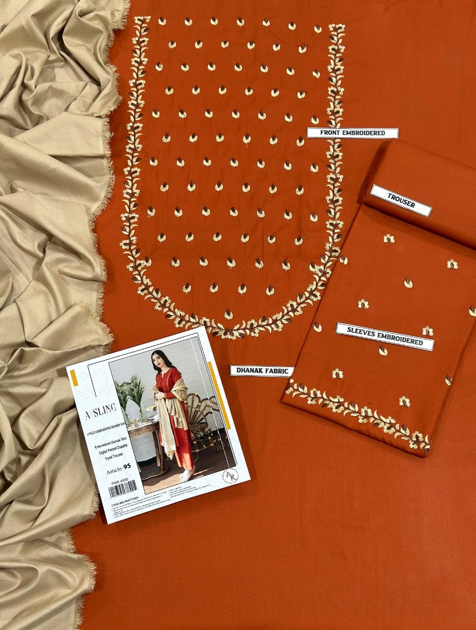 ASLINE AND URGE HIT 3PC WINTER WEAR DHANAK