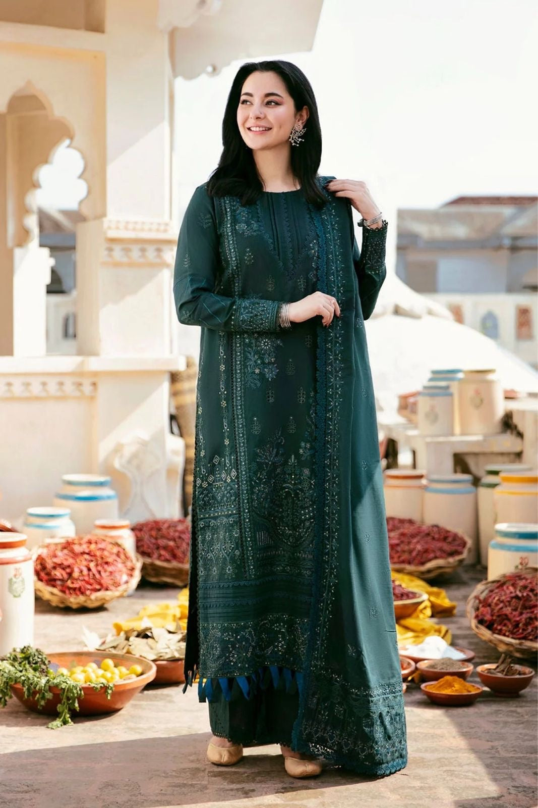 COCO BY ZARA SHAHAJHAN 3PIECE FABRIC AIRJET DHANAK WOOL
